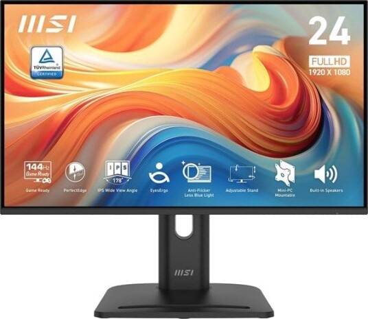 MSI PRO MP245PG E14 24" 1920x1080 FHD 144Hz IPS
