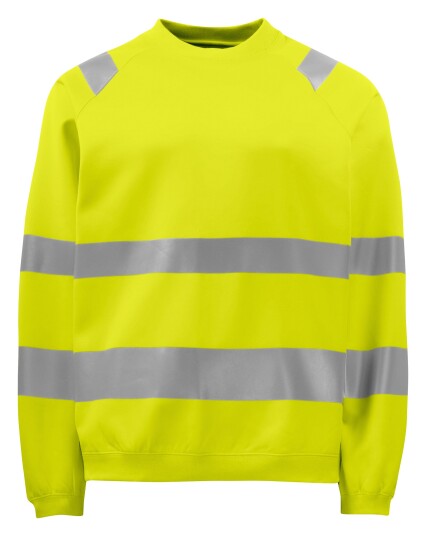 ProJob 6106 Sweatshirt En Iso 20471 Kl 3 Yellow/Navy S