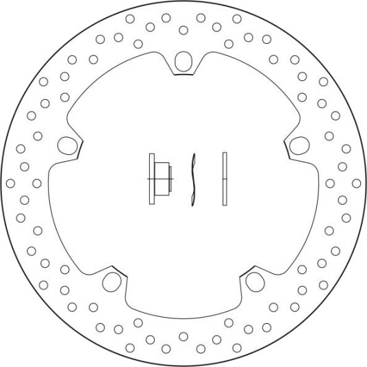 BREMBO 168B407D6 Bremseskive