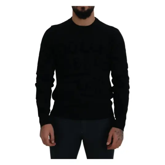 Dolce & Gabbana Herre Strikkevarer Svart M,
