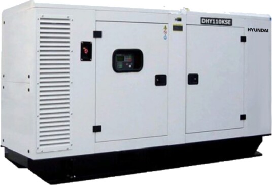Hyundai Dieselaggregat DHY110KSE 109kva 400v 3 fas Hyundai Dieselaggregat DHY110KSE 109kva 400v 3 fas