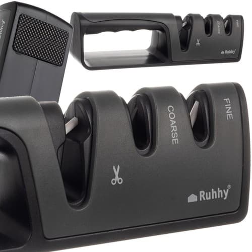 Ruhhy 3-i-1 Keramisk Knivsliper Slip dine kniver Ruhhy 3-i-1 Keramisk Knivsliper Slip dine kniver