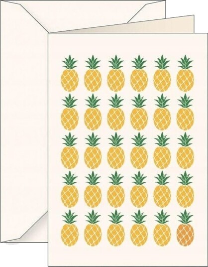 Tassotti Gratulasjonskort B6 + Konvolutt 5992 Ananas Tassotti Gratulasjonskort B6 + Konvolutt 5992 Ananas