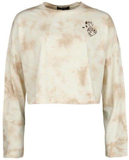 RED by EMP Langermet skjorte Cropped tie-dye langermet topp S til XXL Damer beige RED by EMP Langermet skjorte Cropped tie-dye langermet topp S til XXL Damer beige