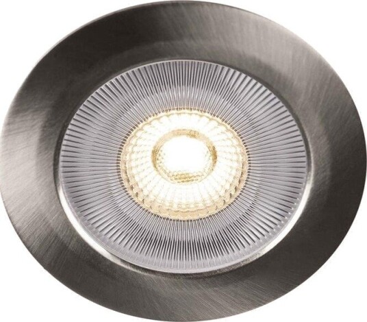 Llitt Alice 12V Infälld downlight 3000K IP44 340lm Borstad stål 1-pack