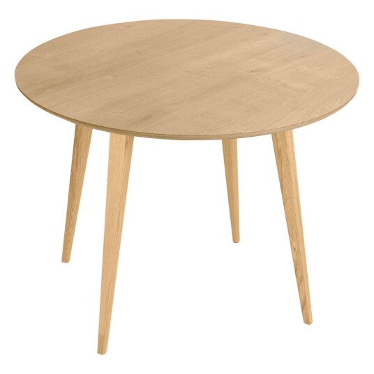VEGA Bord Duneo runt; 76x100 cm HxØ; Bordplate Eik Ramme Eik/Natur; Rund VEGA Bord Duneo runt; 76x100 cm HxØ; Bordplate Eik Ramme Eik/Natur; Rund