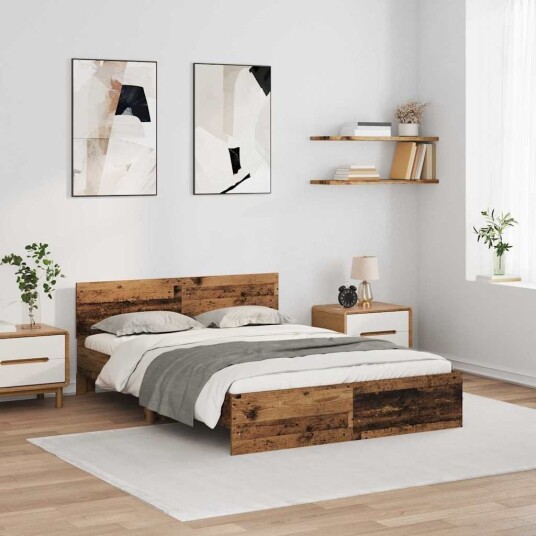  Sengestamme Gamle tre 140 x 200 cm Konstruert tre