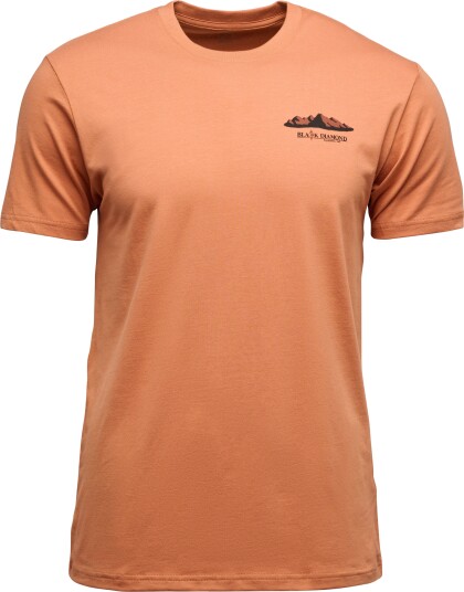Black Diamond Men"s Mountainscape Short Sleeve Tee Moab Brown L