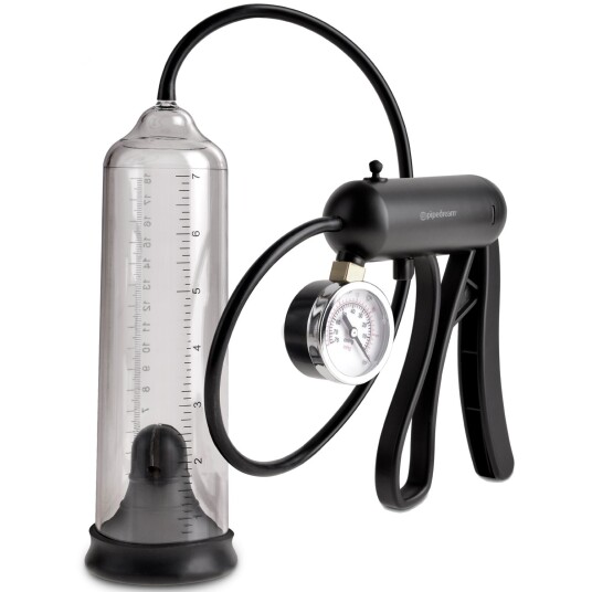 Pump Worx Pro-Gauge Penispumpe        - Klar