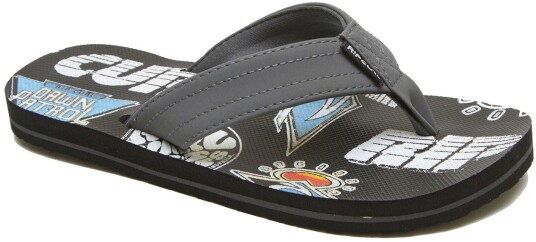 Rip Curl Ripper Kids Flip Flop Grey 28 Rip Curl Ripper Kids Flip Flop Grey 28