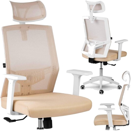 Sofotel Rotar kontorstol i beige mikronetting Sofotel Rotar kontorstol i beige mikronetting