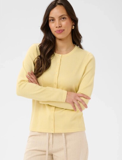 Saint Tropez A8661 Milasz R Neck Cardigan Yellow XS