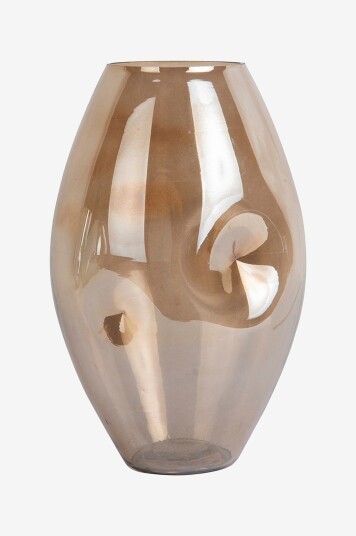 Present Time Vase Luster Brun
