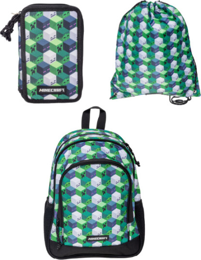 Minecraft Minecraft Gymnatisk Pose Med Snorelukning 35 X 45 Cm Green ONE SIZE Minecraft Minecraft Gymnatisk Pose Med Snorelukning 35 X 45 Cm Green ONE SIZE
