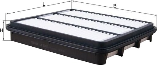 Luftfilter KNECHT LX 2907 Luftfilter KNECHT LX 2907