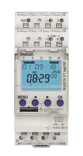 Theben 1710330 Koblingsur 110 240 V astronomisk Elfordeling & strømforsyning