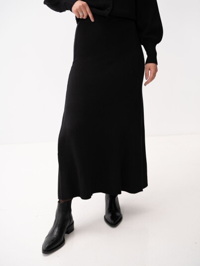 Y.A.S Fonny High Waist Ankle Skirt Sort XS Y.A.S Fonny High Waist Ankle Skirt Sort XS