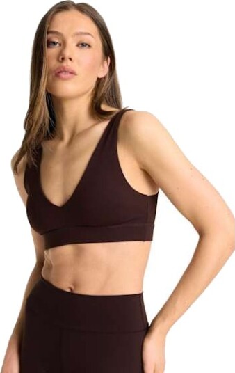 Caspara Cloudform V Shape Sports Bra Espresso S