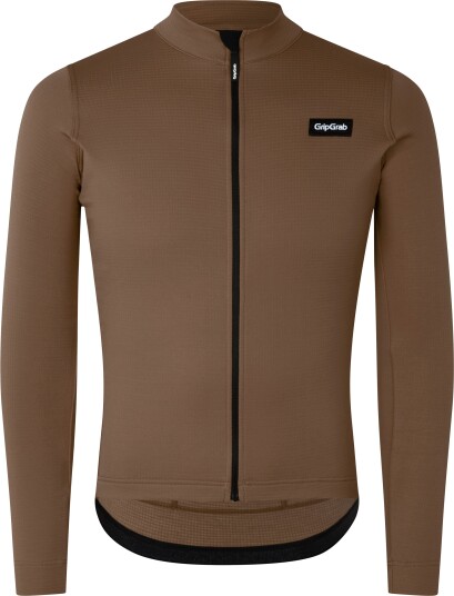 Gripgrab Herre EXPLR Merinotech Thermal Long Sleeve Jersey Brown L