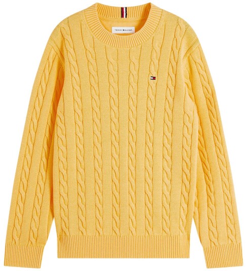 Tommy Hilfiger Genser   Strikk   Toskansk sol Yellow   Tommy Hilfiger   74   Genser   Gul