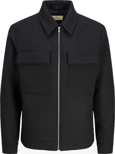 Jack and Jones Russel Wool Blend Jacket Sort XL Jack and Jones Russel Wool Blend Jacket Sort XL