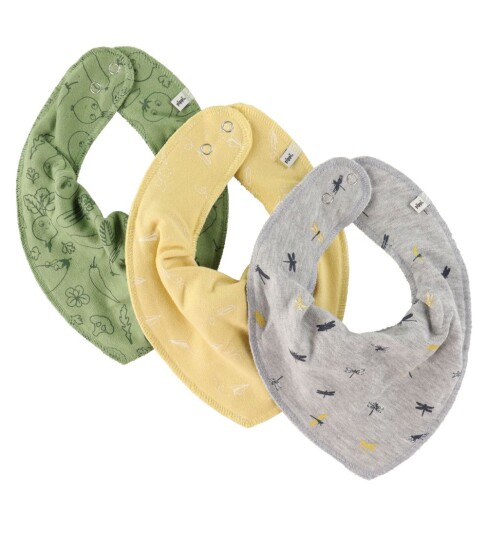 pippi Bandana 3 pakke Sølv Tørrgrønn pippi Bandana 3 pakke Sølv Tørrgrønn
