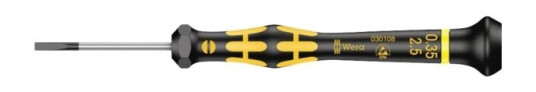 Wera 1578 A Kraftform Micro Esd Skrutrekker Med Spor Bladbredde: 2,5 Mm Bladlengde: 40 Mm Wera 1578 A Kraftform Micro Esd Skrutrekker Med Spor Bladbredde: 2,5 Mm Bladlengde: 40 Mm