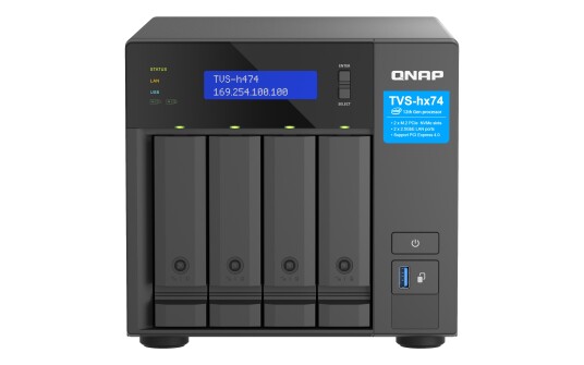 QNAP TVS-H474 NAS Tower med Intel Pentium G7400, 8GB RAM og 4 Harddiskplasser QNAP TVS-H474 NAS Tower med Intel Pentium G7400, 8GB RAM og 4 Harddiskplasser