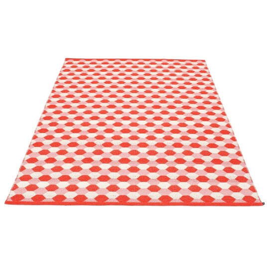 Pappelina Dana matte 70x100 cm coral red / piglet / vanilla