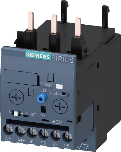 Siemens Elektronisk termisk relé 6–25 A, 3RB3123-4QB0 Siemens Elektronisk termisk relé 6–25 A, 3RB3123-4QB0