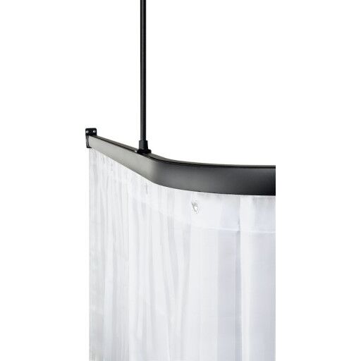 Leijma Stabil dusjforhengstang 90x170 cm sort Leijma Stabil dusjforhengstang 90x170 cm sort