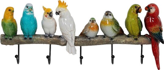 KARE Design   Knaggrekke Exotic Birds   Flerfarget