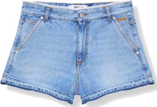 Msgm Dame Shorts Blå M, Msgm Dame Shorts Blå M,