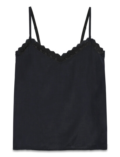 Lollys Laundry Vianell Top Sl - Black - XS