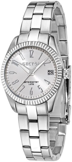 Sector Dameklokke R3253579518 Sølvfarget/Stål Ø32 mm