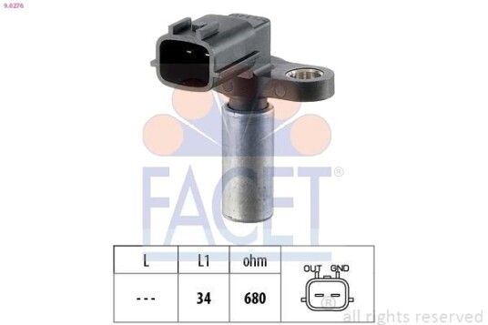 FACET 9.0276 Impulsgiver, veivaksel