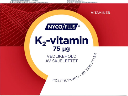 Nycoplus K2-vitamin tabletter 30stk