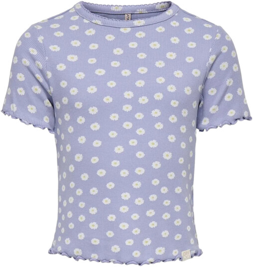 Only Kids Trinny T Skjorte Tight Fit Sweet Lavender Daisy (116 / 6 år) Only Kids Trinny T Skjorte Tight Fit Sweet Lavender Daisy (116 / 6 år)
