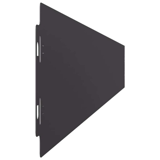 Plenkanter 50 stk svart 10x103 cm kaldvalset stål