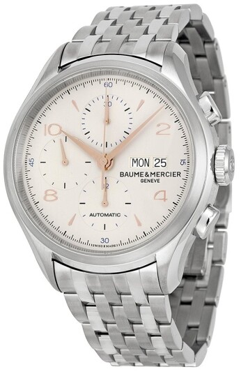 Baume & Mercier Herreklokke M0A10130 Clifton Sølvfarget/Stål Baume & Mercier Herreklokke M0A10130 Clifton Sølvfarget/Stål