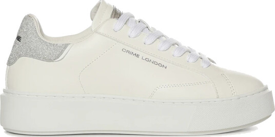 Crime London Dame Sko Hvit 40 EU,