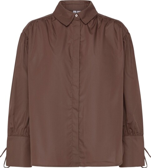 Pieces Pcanni Ls Pleated Detail Shirt Wvn D2D Brown S Pieces Pcanni Ls Pleated Detail Shirt Wvn D2D Brown S