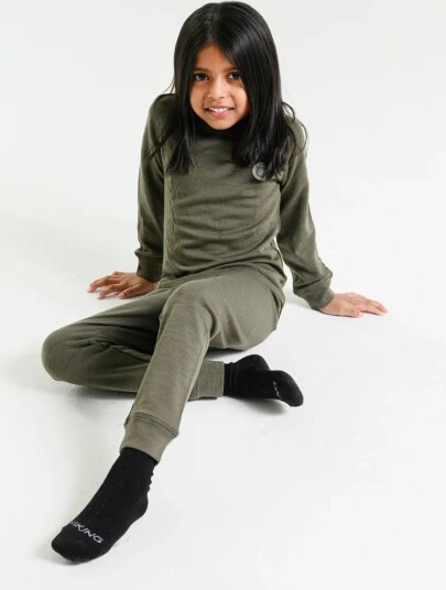 Viking Soft Undertøytrøye Merinomix Olive 116