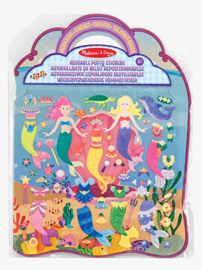 Melissa & Doug Aktivitetsbok med klistremerker Havfruer