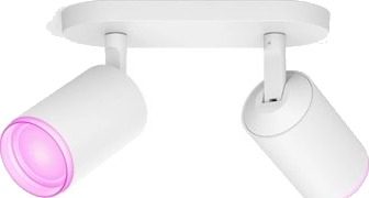 Philips Hue Dobbelt Fugato-spotlight hvit