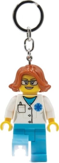 LEGO Nøkkelring Kvinnelig Lege med Lommelykt
