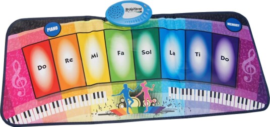 Madej Musikmatte Regnbue Piano 80X39 Cm 3+ År