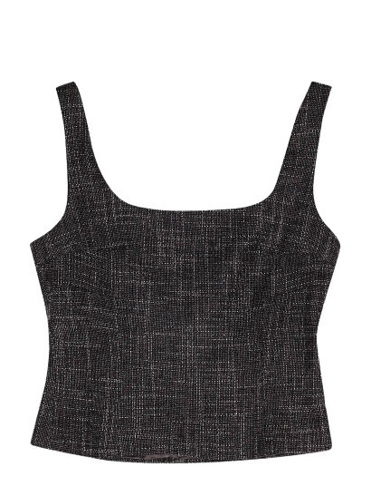REMAIN Birger Christensen Fitted Top Black 40 REMAIN Birger Christensen Fitted Top Black 40