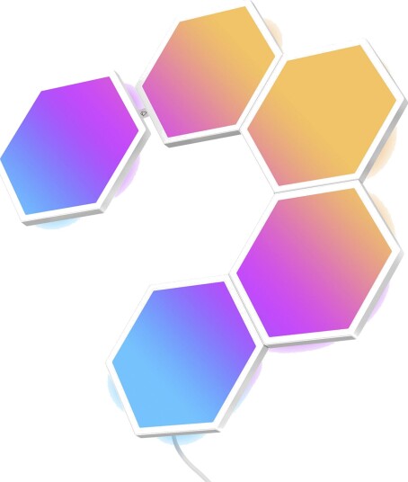 Govee LED Glide Hexa Lyspanel (5 stk) Govee LED Glide Hexa Lyspanel (5 stk)