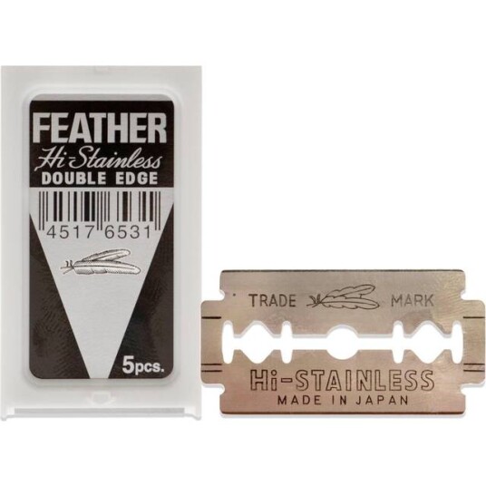 Feather, Hi-Stainless 5-pakning Feather, Hi-Stainless 5-pakning